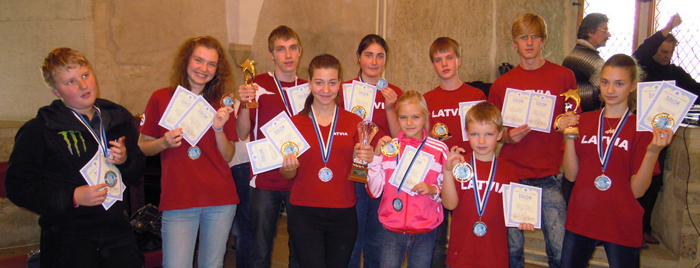 Latvijas komanda (foto - Diāna Matisone)